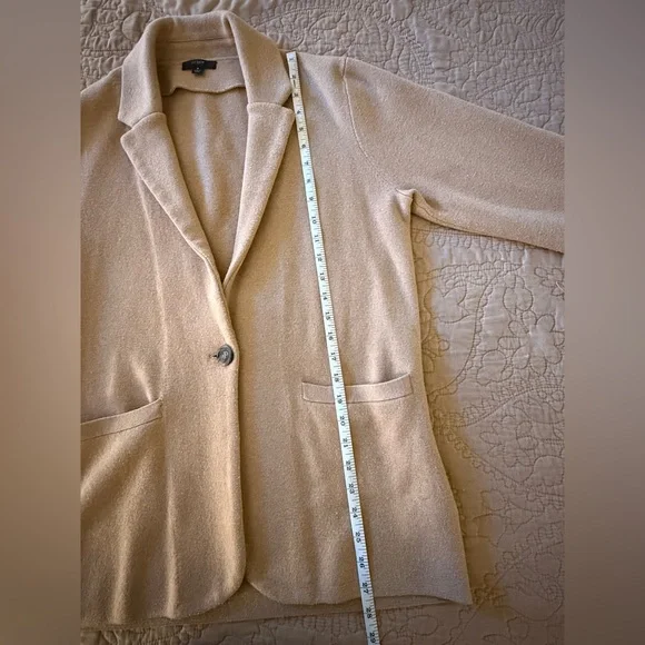 J. Crew Camel Single-Button Wool Blend Blazer - Picture 8 of 8